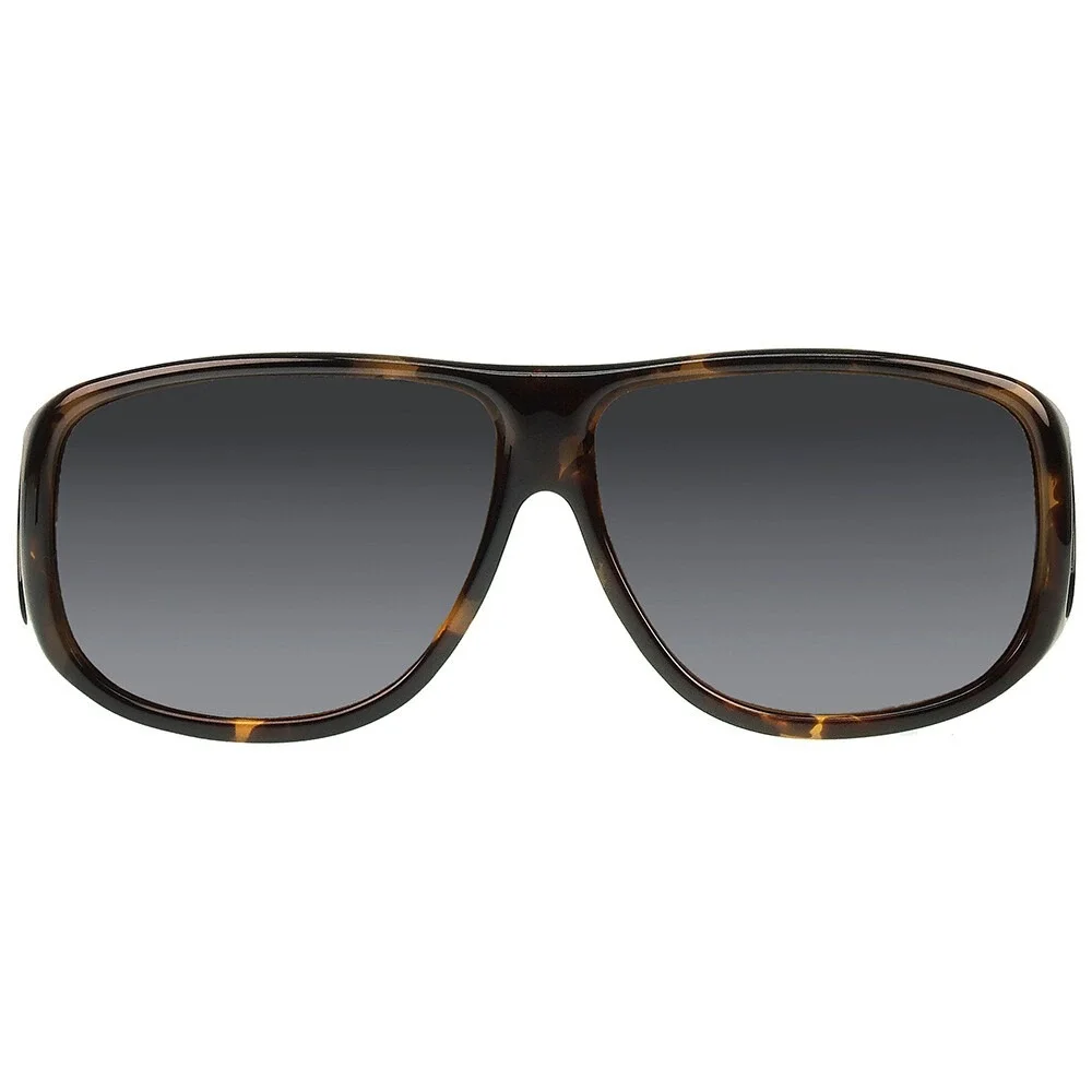 New‎ JONATHAN PAUL Polarized Sunglasses Fitovers Aviator Tortoise AV002 Ex Large